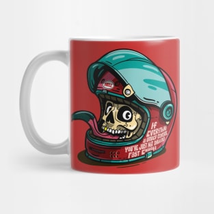 Skull in Helm Mug